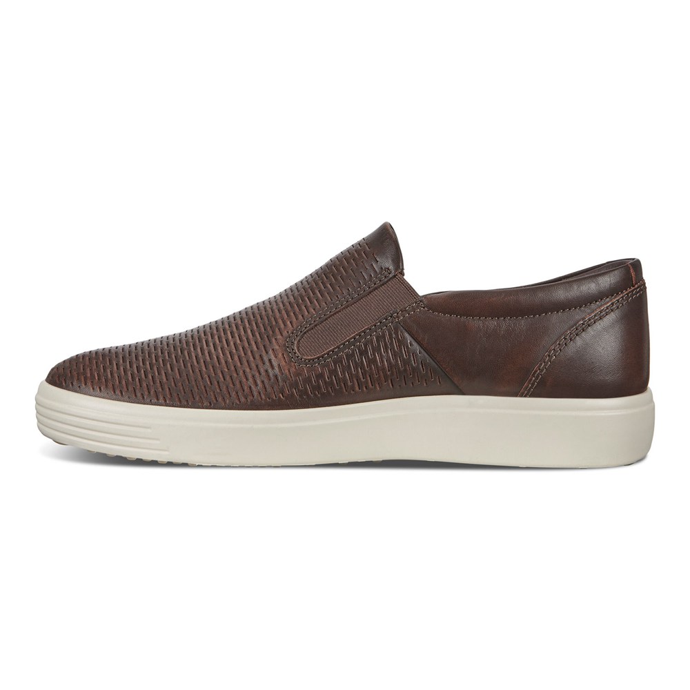 Slip On Hombre - ECCO Soft 7 Sneakerss - Marrom - ZPY986154